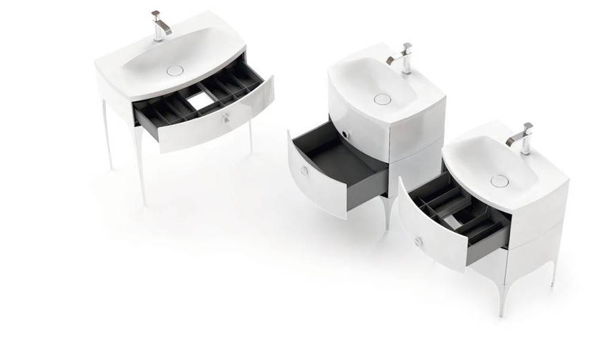 Oristo Umywalka meblowa 62 cm LOUIS biała mat